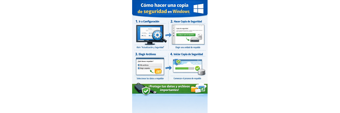 “Cómo hacer una copia de seguridad en Windows” “Cómo hacer una copia de seguridad en Windows”