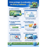 Cómo proteger tu ordenador de virus y malware